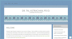 Desktop Screenshot of drtalastrachan.com